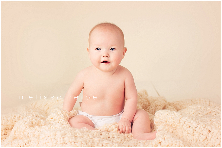 six month baby photo